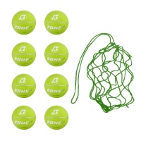Net of 8 Baden Zone Basketballs Size 3 (Green)